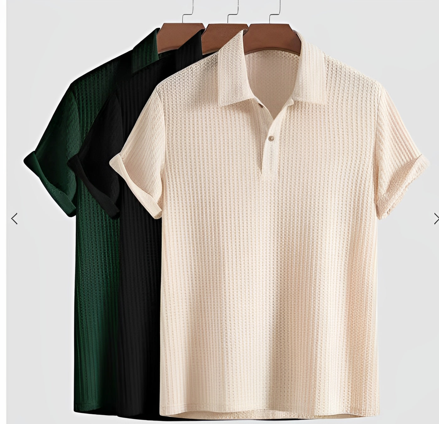 NEXORA — Men's Relaxed Short Sleeve Summer Shirt in Polyester