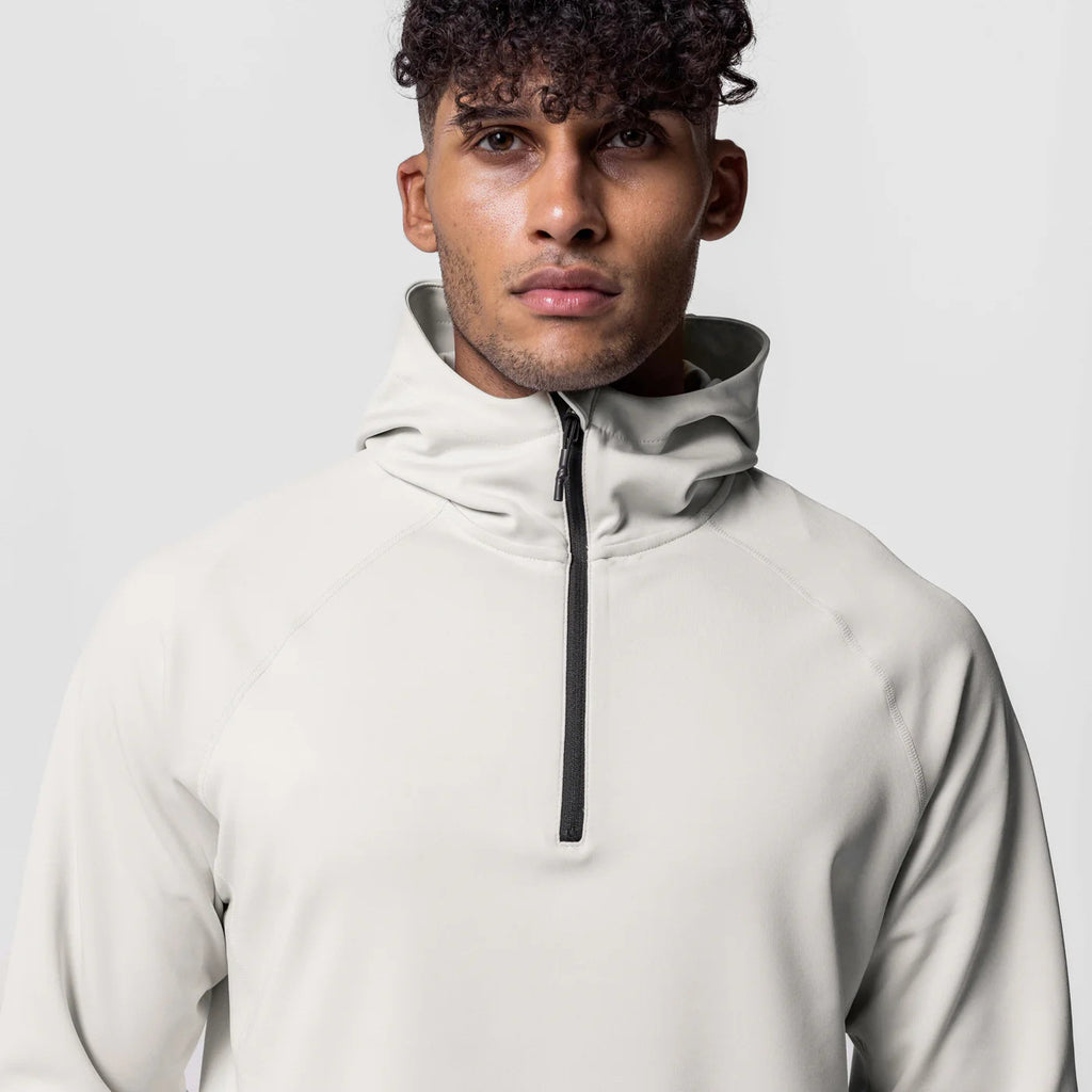 SENAEL — Men's Half-Zip Hooded Active Pullover Jacket