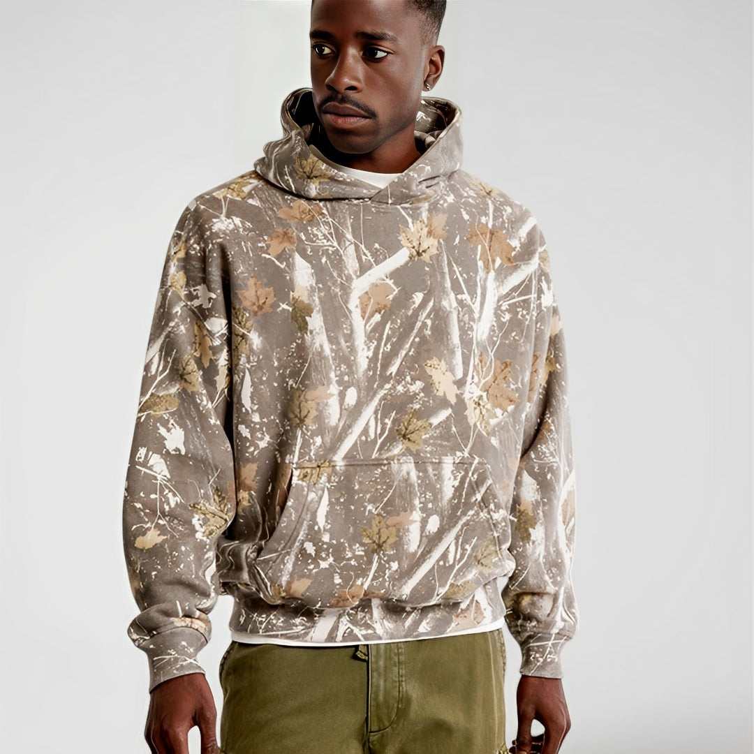 TOREL — Oversized Camo Pullover Hoodie for Everyday Wear