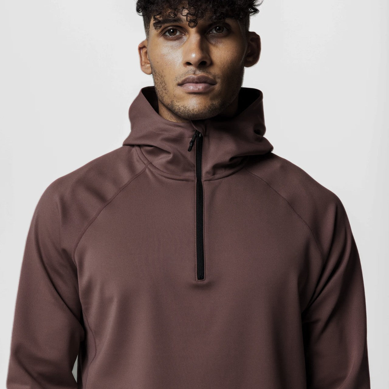 SENAEL — Men's Half-Zip Hooded Active Pullover Jacket