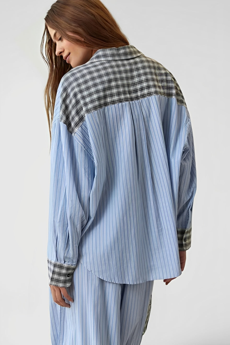 AERAN — Women's Vintage Stripe Pajama Set in Soft Relaxed Fit