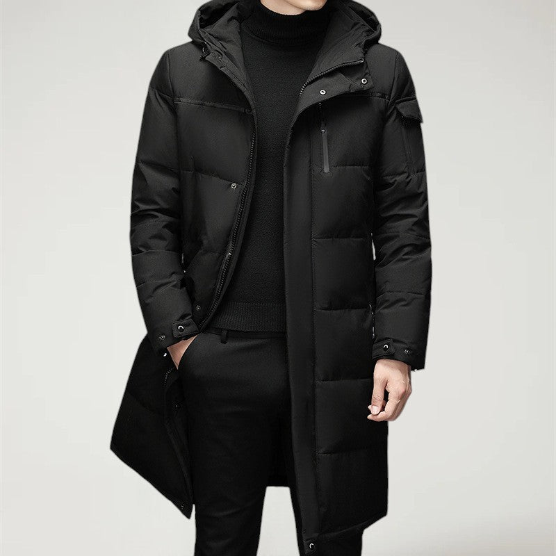 BRAVAEL — Men's Long Insulated Stand-Collar Winter Coat