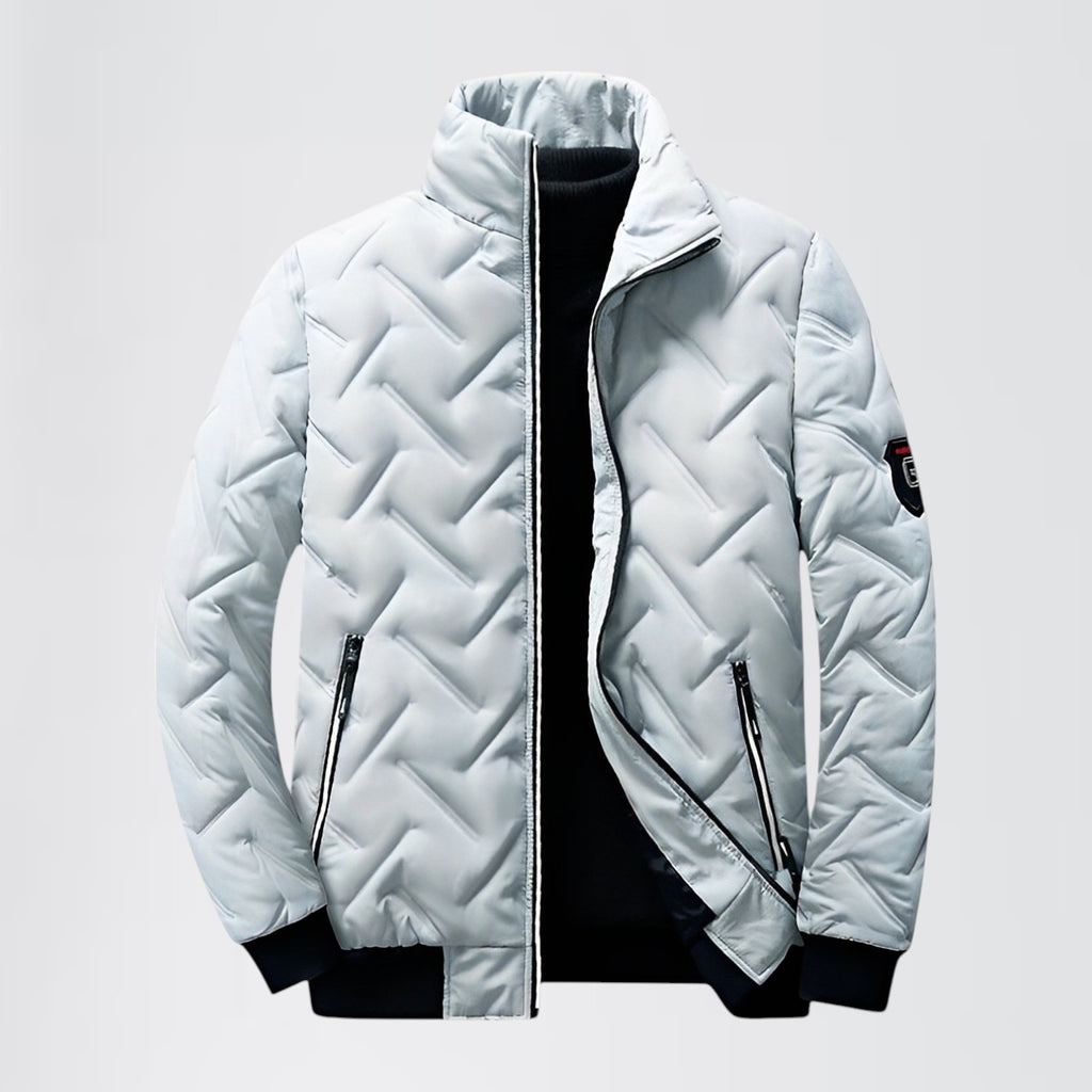 COVON — Men's Lightweight Puffer Jacket with Stand Collar