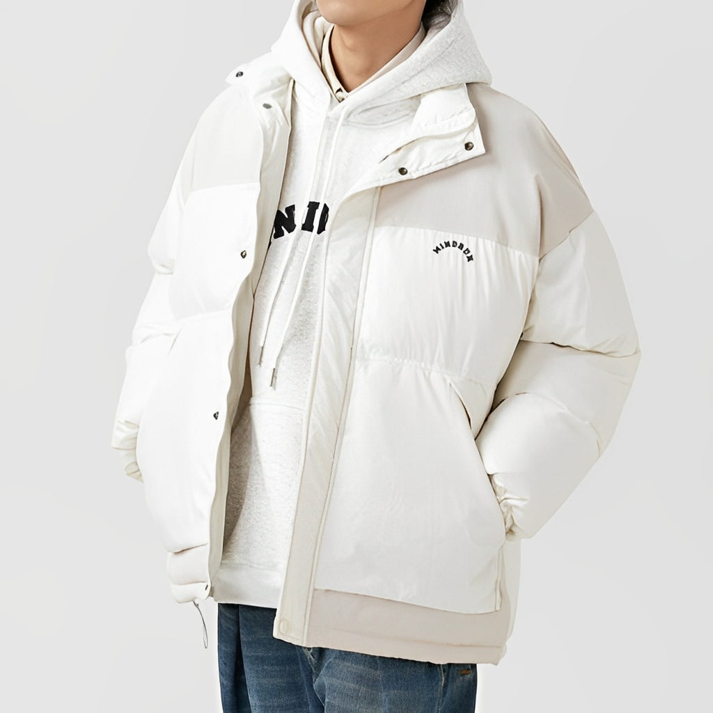 ZANEN — Relaxed Corduroy Puffer Jacket for Cold Weather
