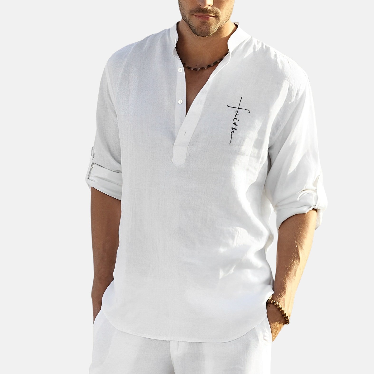 KORE — Men's Linen Shirt with Relaxed Summer Finish