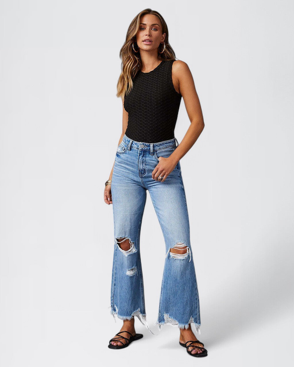 HAVIRA — Men's Wide-Leg Denim Jeans with Street Fit