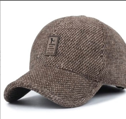 TORE — Vintage Corduroy Baseball Cap with Patch Detail