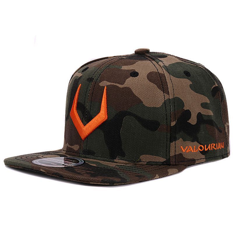 ZANEON — Cotton Snapback Cap with Embroidered Logo