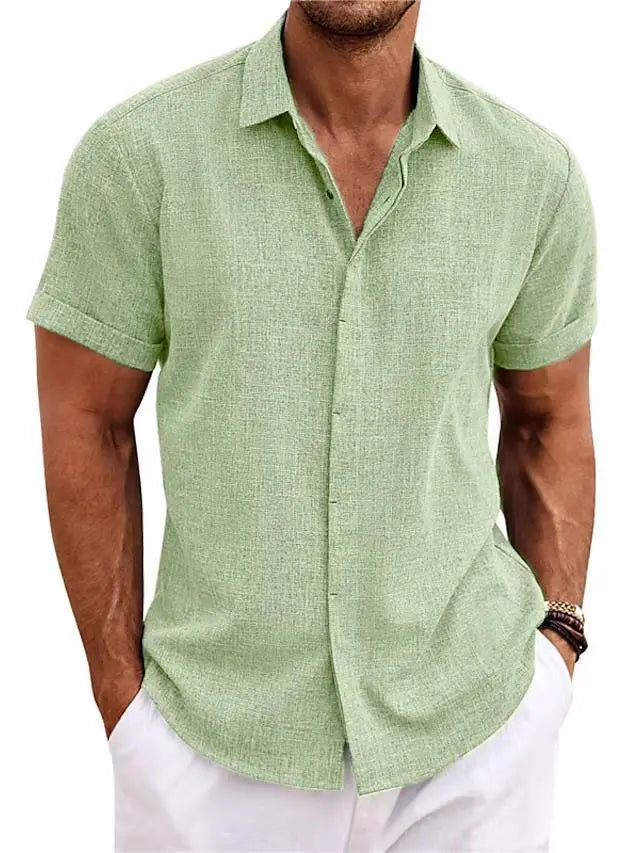 FENIN — Button-Up Shirt with Clean Daily Finish and Fit