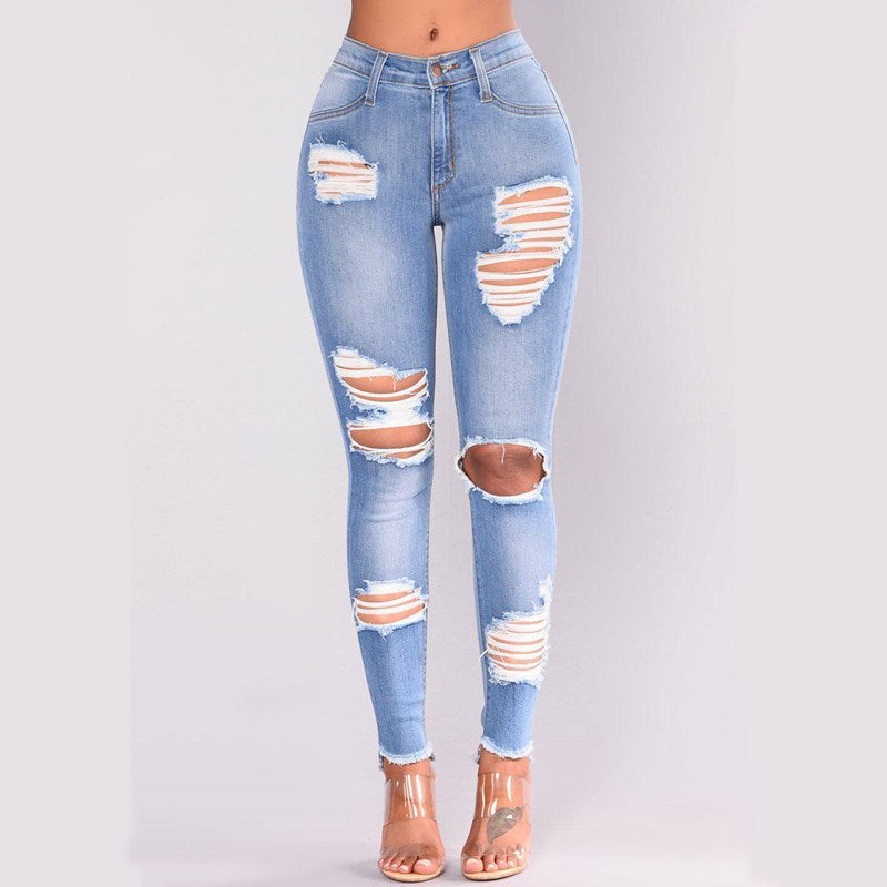 LUXIN — Distressed Slim-Fit Denim Jeans for Everyday