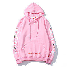 ELION — Unisex Sakura Graphic Hoodie in Cotton Blend