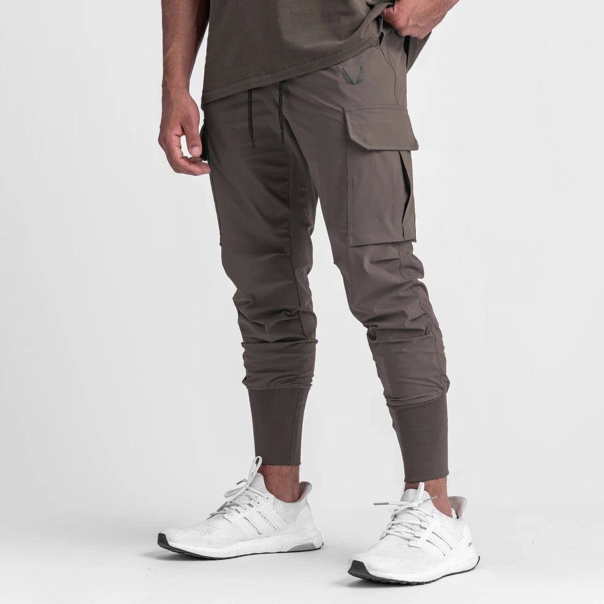 DRAIN — Quick-Dry Stretch Running Pants with Tapered Fit