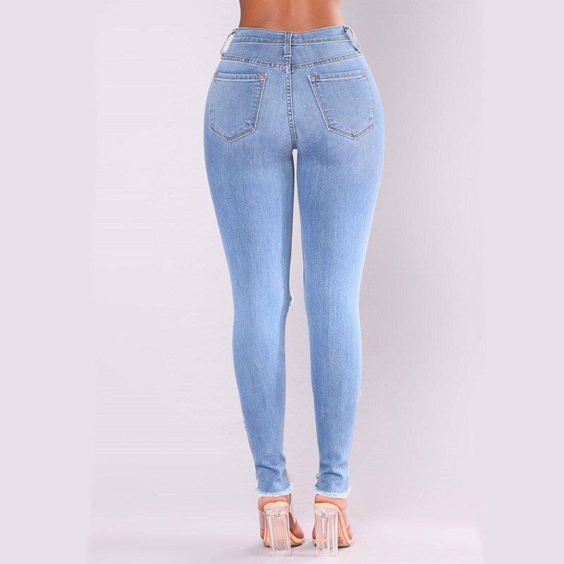 LUXIN — Distressed Slim-Fit Denim Jeans for Everyday