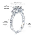 DRAORA — Classic 18K Gold Moissanite Ring for Women