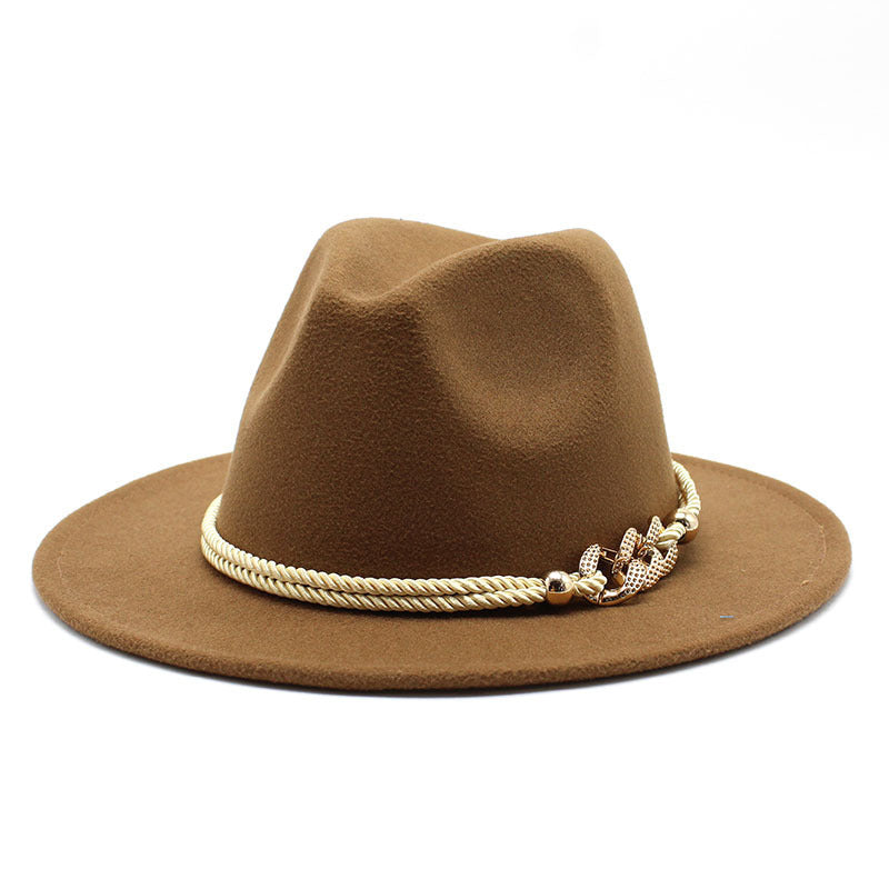 KYRA — Vintage Fedora Hat with Elevated AURA Finish