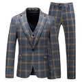 VEXRIS — Men's Tailored Three-Piece Suit Set with Sharp Detail