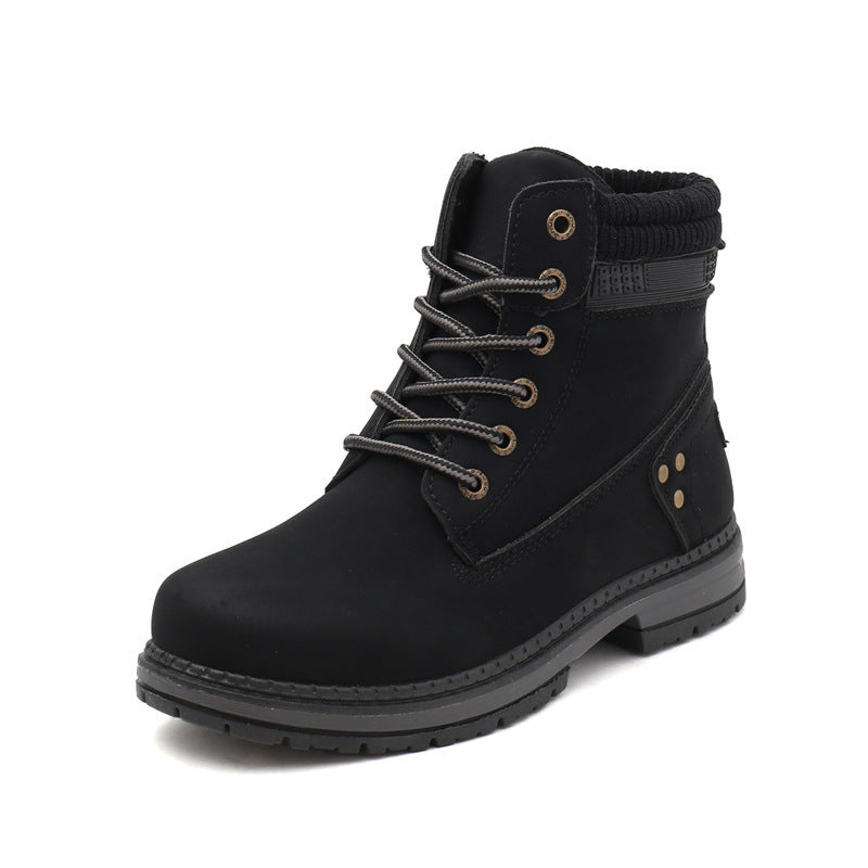 MIRIRA — Retro Leather Boots with Cushioned Comfort
