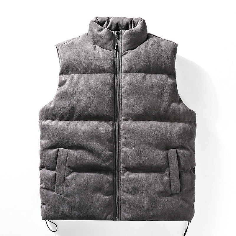COVIA — Quilted Stand Collar Puffer Vest for Daily Wear