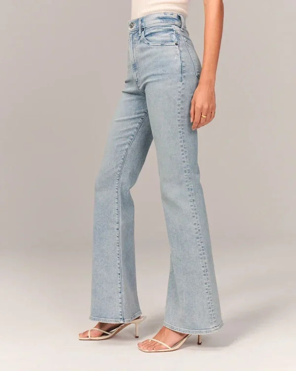 WESDEN — Women's Straight-Leg Denim Jeans with Clean Wash
