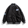 IONORA — Casual Street Varsity Jacket with Badge Detail