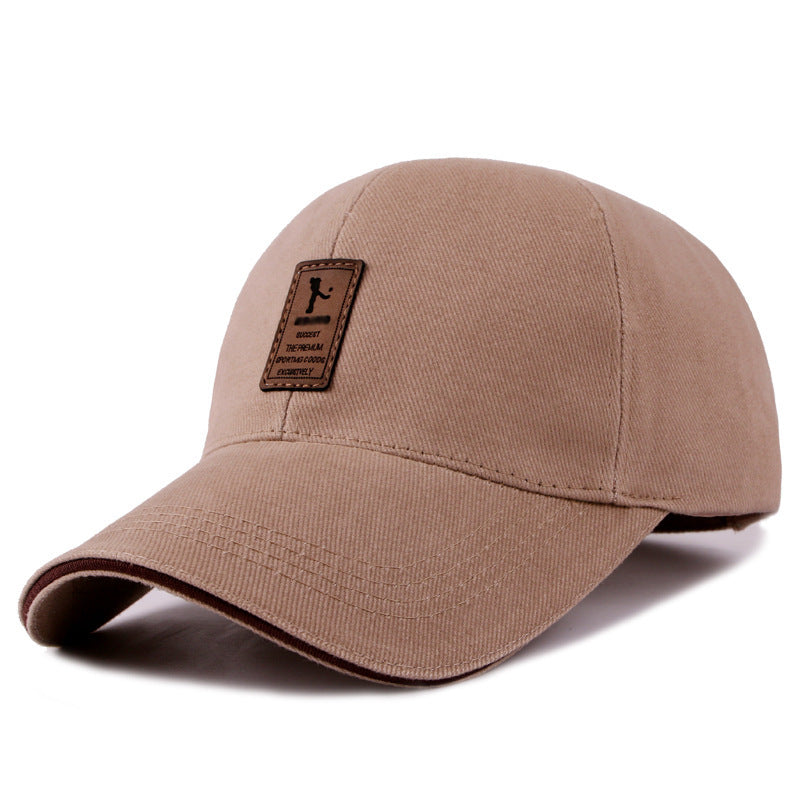 TORE — Vintage Corduroy Baseball Cap with Patch Detail