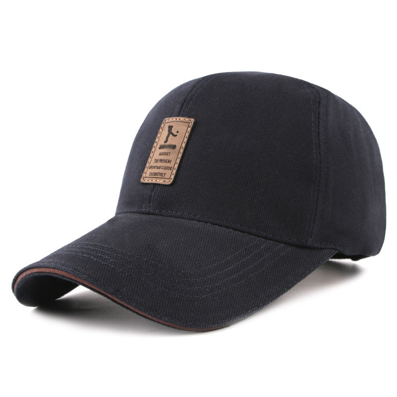 TORE — Vintage Corduroy Baseball Cap with Patch Detail