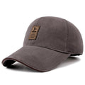 TORE — Vintage Corduroy Baseball Cap with Patch Detail