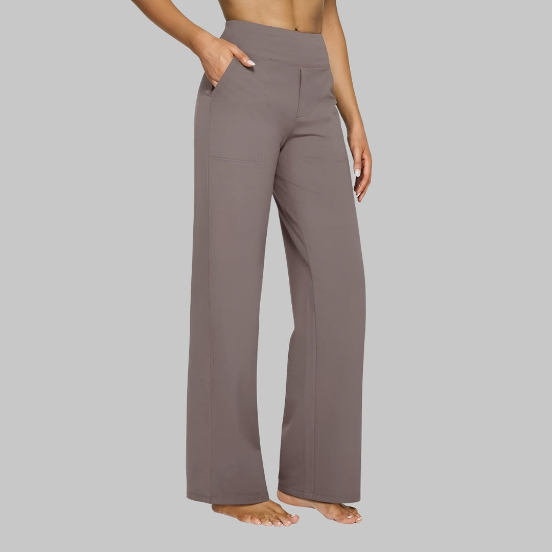 MAVAN — Soft Jersey Wide-Leg Pants with Easy Drape
