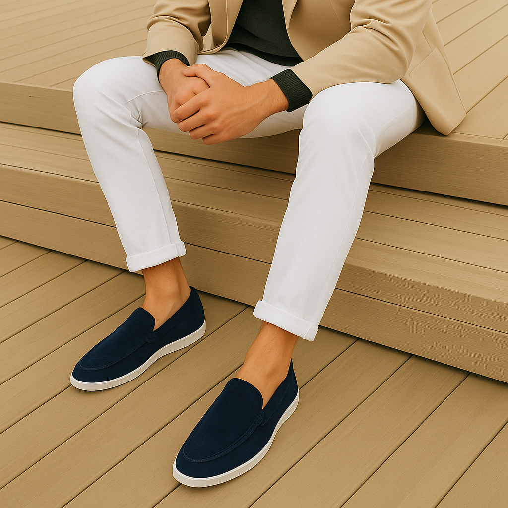 VALAR — Men's Suede Loafers with Soft Italian Finish
