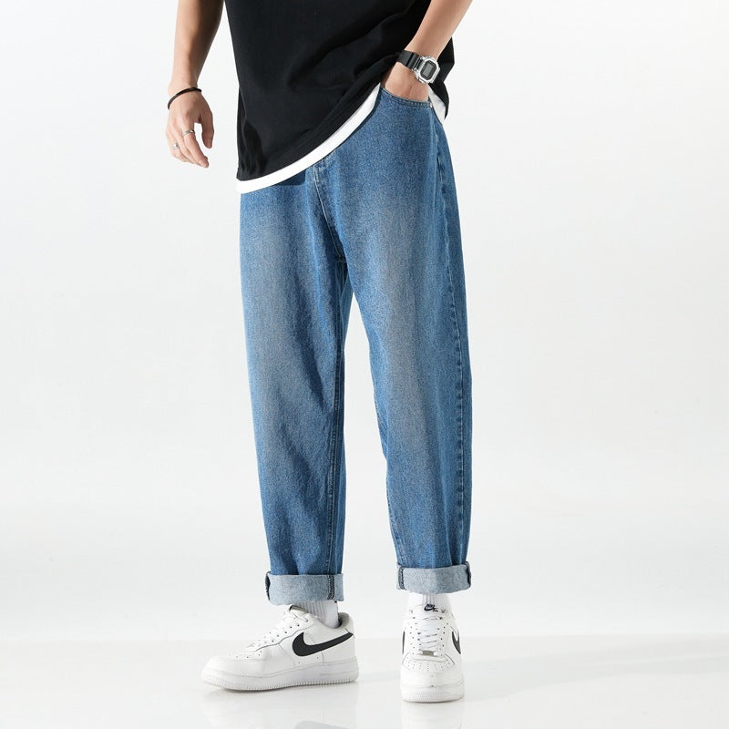 FENOR — Men's Relaxed Straight-Leg Jeans in Vintage Wash