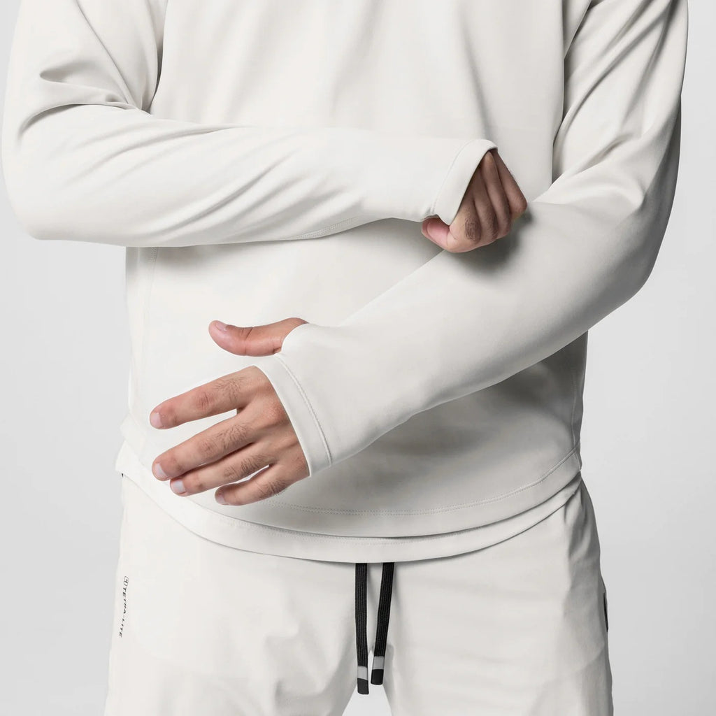 SENAEL — Men's Half-Zip Hooded Active Pullover Jacket