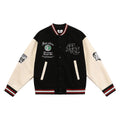 KAIORA — Retro Wool Varsity Jacket with Relaxed Fit