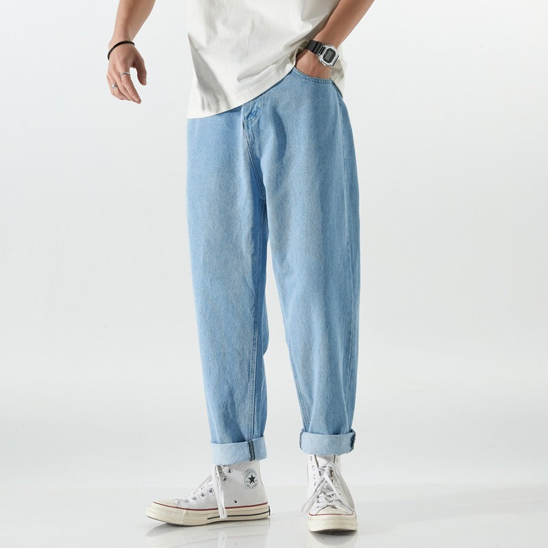 FENOR — Men's Relaxed Straight-Leg Jeans in Vintage Wash