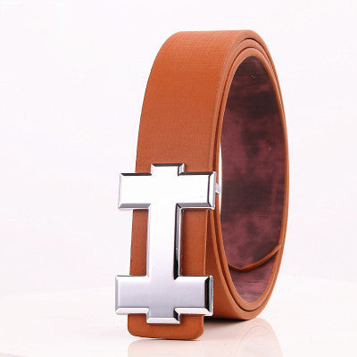 ORIRA — Reversible H Buckle Leather Belt for Everyday Wear