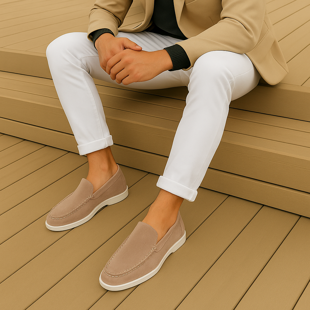 COROR — Men's Suede Loafers with Soft Italian Finish