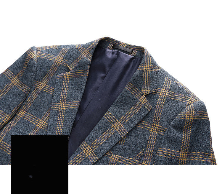 VEXRIS — Men's Tailored Three-Piece Suit Set with Sharp Detail