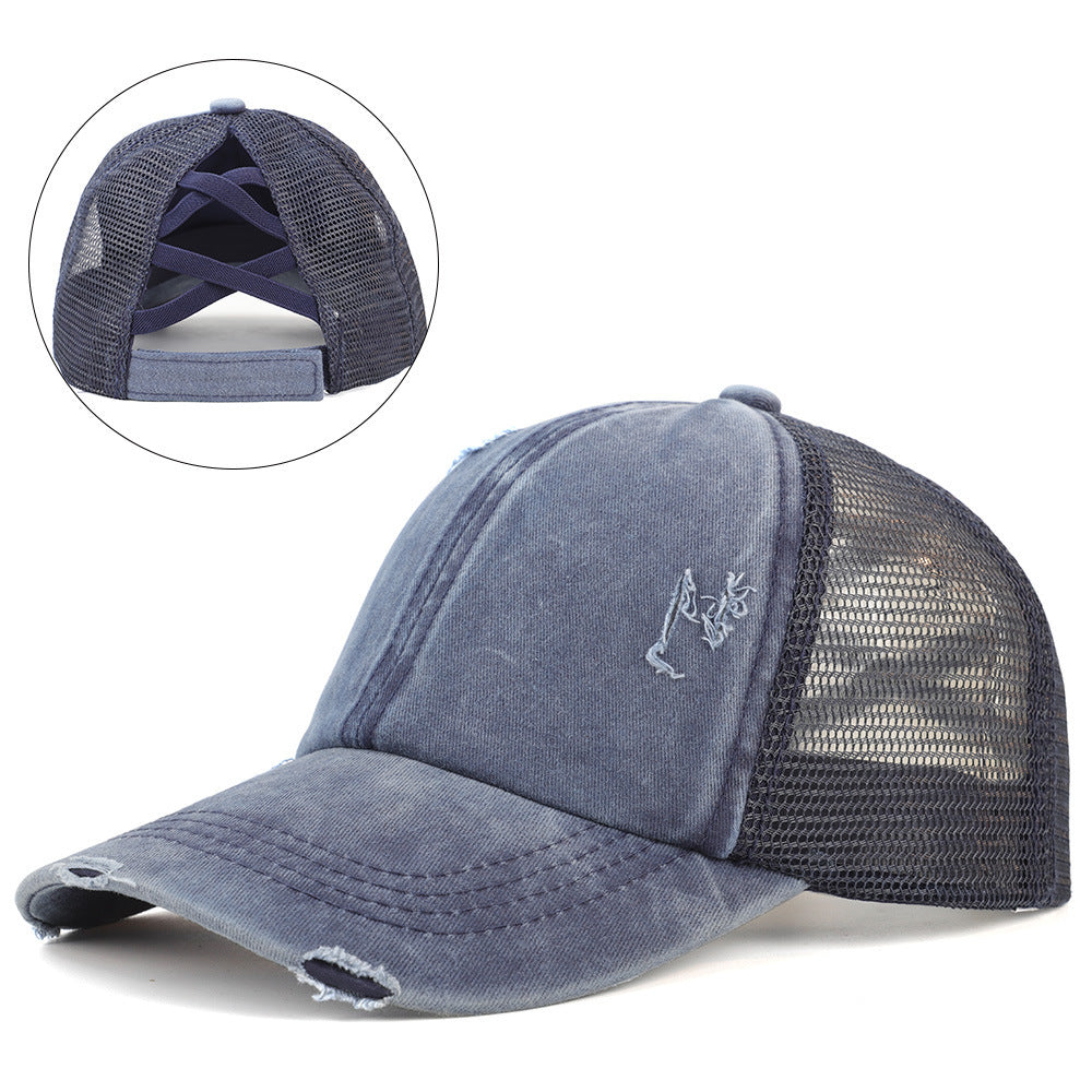 TAVOR — Washed Cotton Baseball Cap with Adjustable Fit
