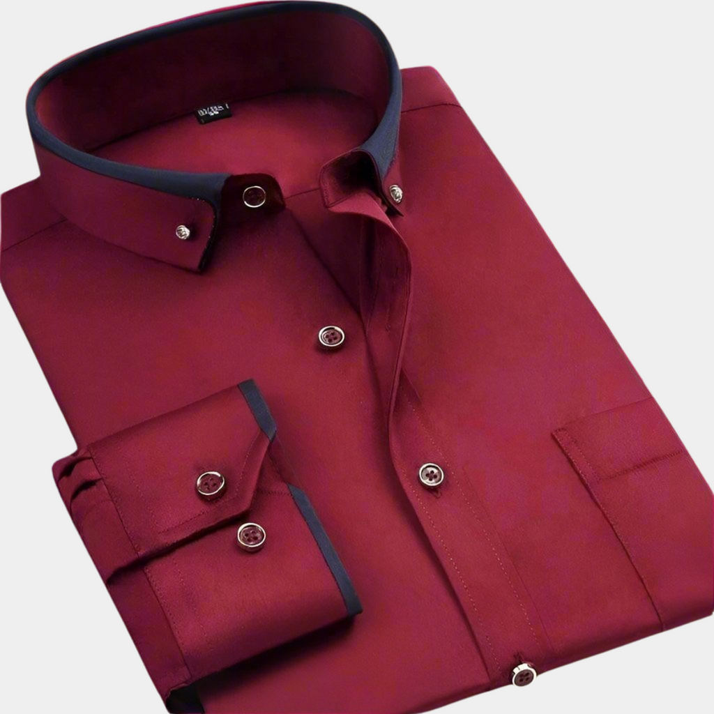 MIRION — Button-Up Shirt with Clean Daily Finish and Fit
