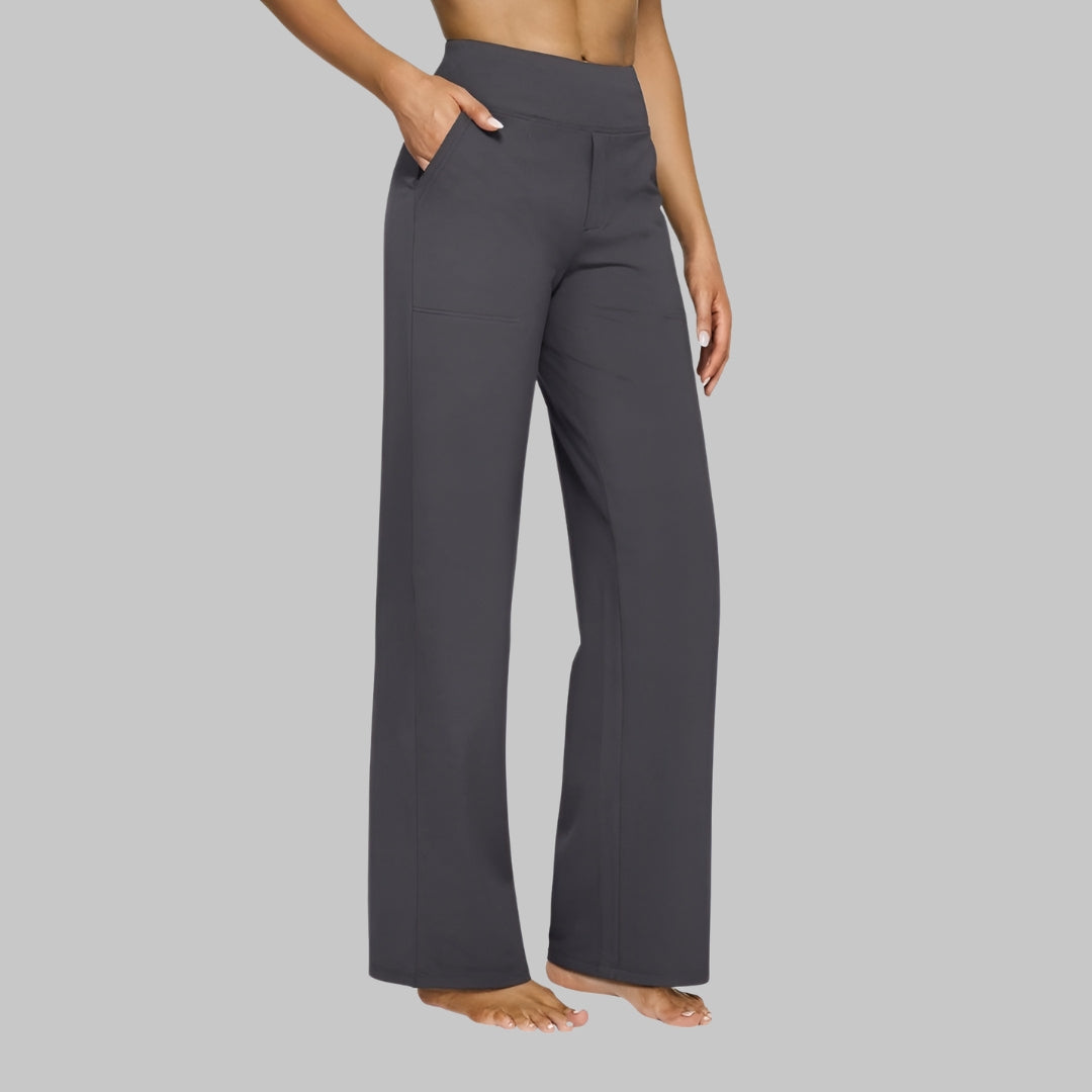 MAVAN — Soft Jersey Wide-Leg Pants with Easy Drape
