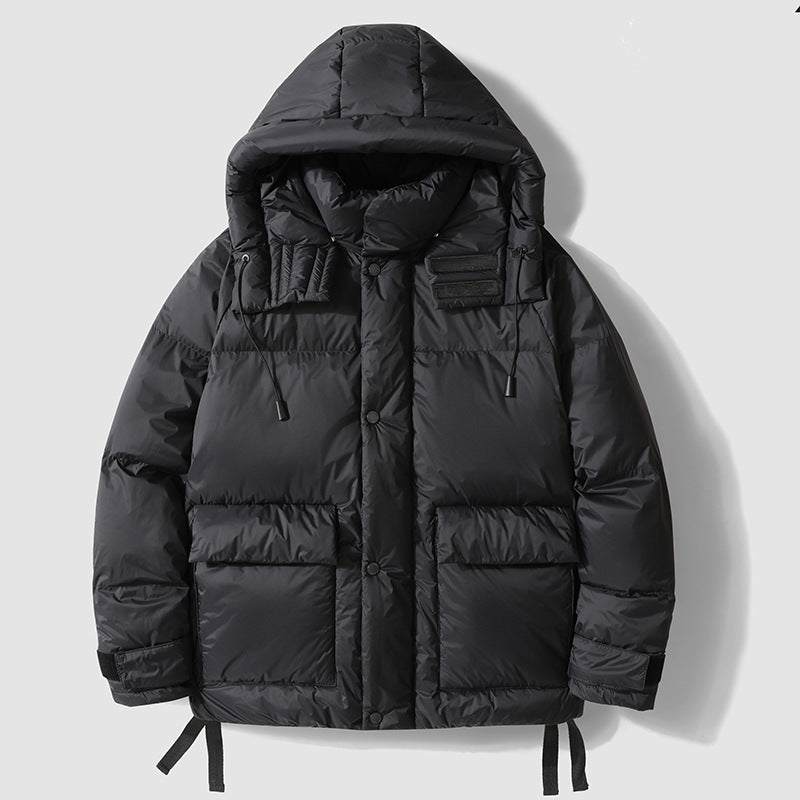 MIREON — Men's Fleece-Lined Puffer Jacket for Cold Days