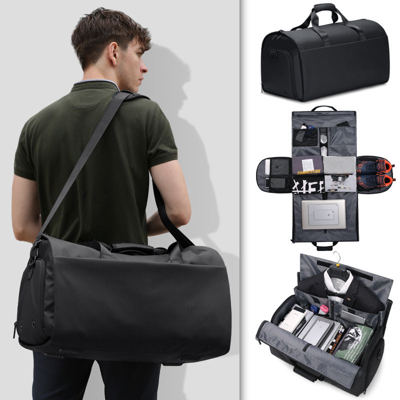 RYIN — Waterproof Men's 2-in-1 Travel Garment Bag with Sharp Detail