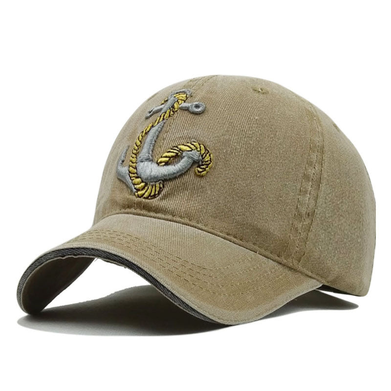 RYEON — Anchor Embroidered Classic Baseball Cap Hat