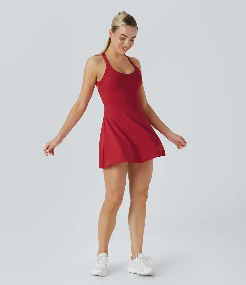 RAEINN — Women's Elegant Dress with Clean AURA Drape