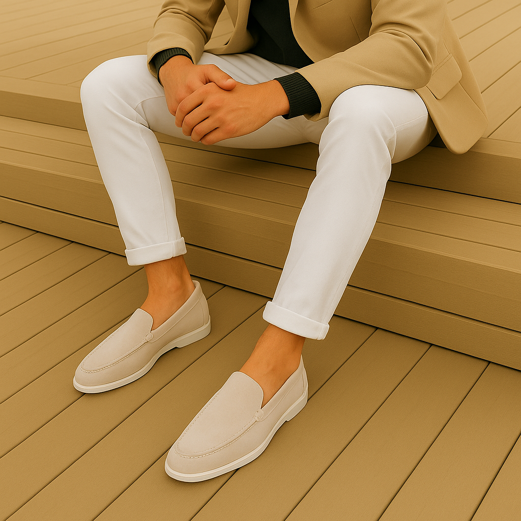 COROR — Men's Suede Loafers with Soft Italian Finish