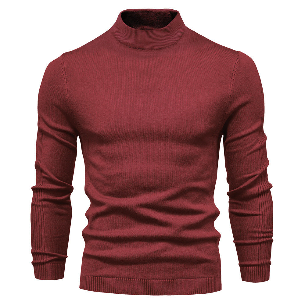 KORIA — Geometric Color-Block Knit Sweater Pullover