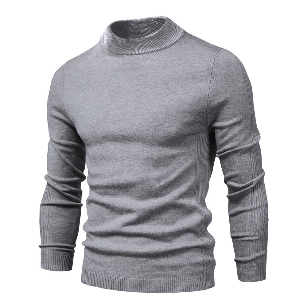 KORIA — Geometric Color-Block Knit Sweater Pullover