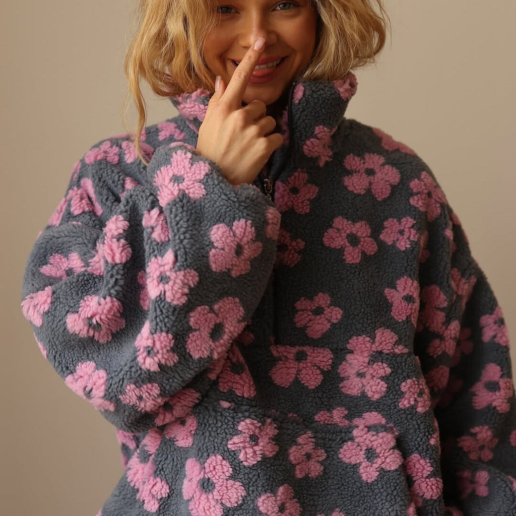 MORION — Bohemian Fleece Sweater for Cozy Days for Polished Warmth