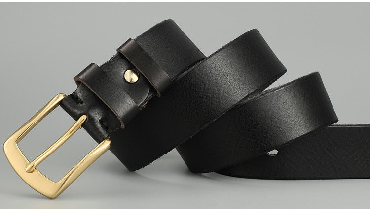 ELYOR — Leather Belt with Premium Everyday Finish Look