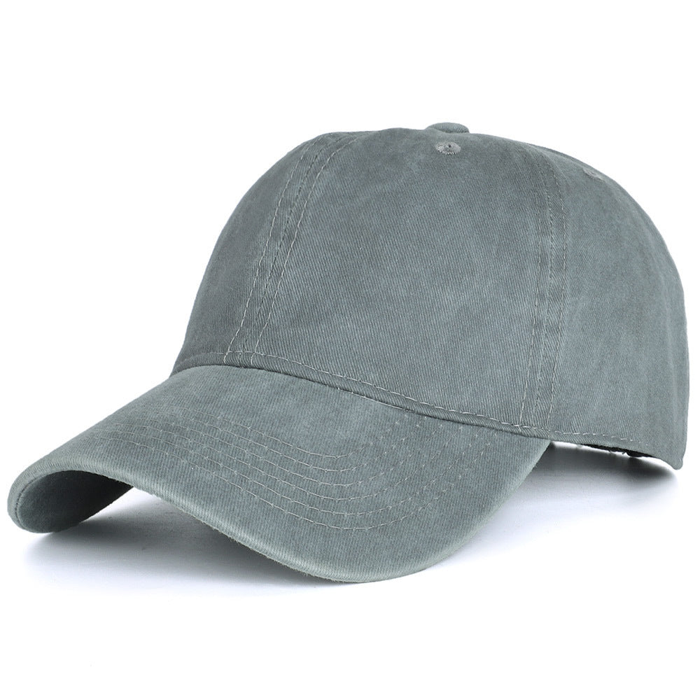 ZEVVEN — Distressed Cotton Baseball Cap in Vintage Wash
