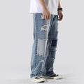 VYRINN — Men's Relaxed Baggy Utility Denim Jeans Fit